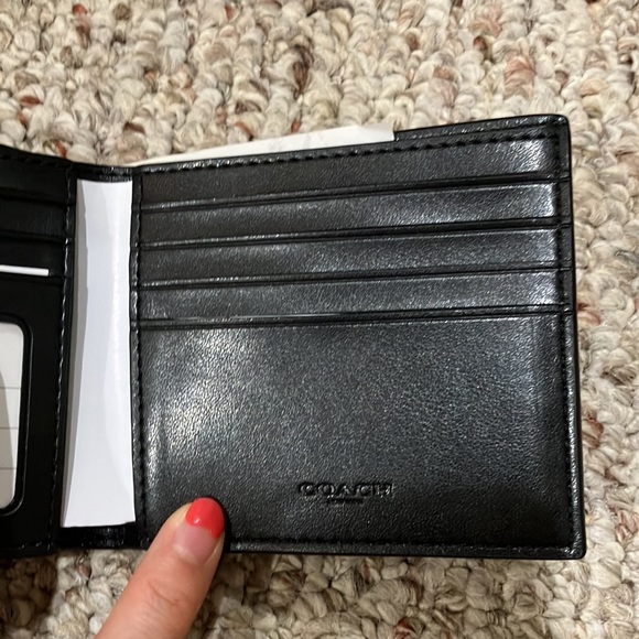 Coach Id Billfold Wallet In Signature Canvas F66551 - Picture 3 of 9